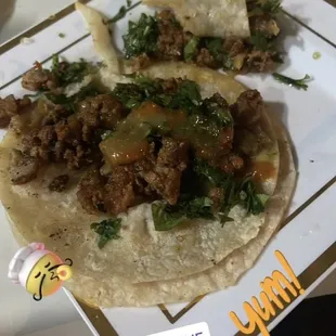 Tacos de asada
