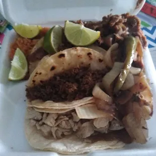 Taco Plate-9.89 + tax.