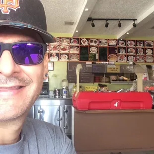 I love a self-service salsa bar I'm gonna enjoy this burrito on the way to San Francisco