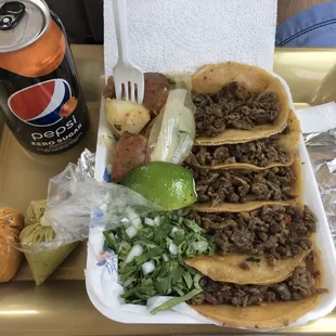 Fantastic Bistec Tacos order togo!!!