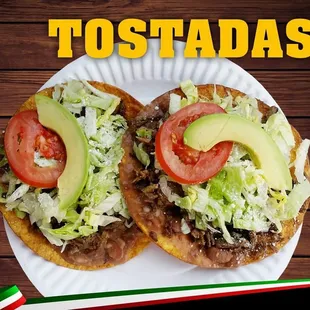 Your choice of meat, beans, lettuxe, tomato and avocado