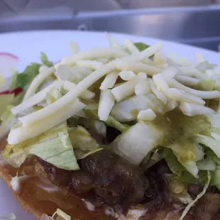 Cabeza tostadas!   They make it with mayo.  So yummy!!!