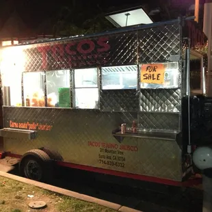 The trailer. The For Sale sign has been there for well over a year. I hope they don't go away...