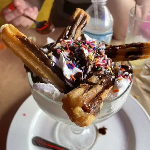 Churros dessert