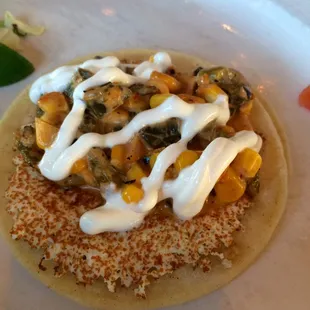 Griddled Cotija Cheese Taco