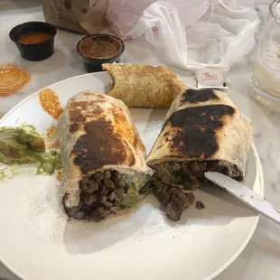 Steak Lindo Burrito