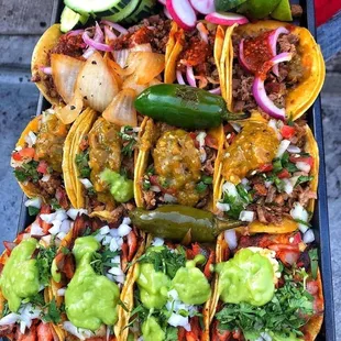 tacos, food