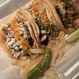 Steak tacos