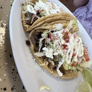 2 steak tacos supreme. July 2023