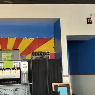 Soda machine is an eye sore