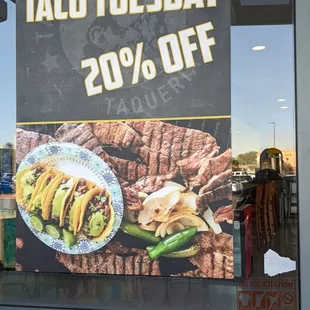 Taco Tuesday special