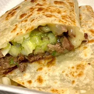 Yummy Carne Asada Cheese Quesadilla