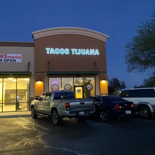 the outside of a tacos tijuana restaurant