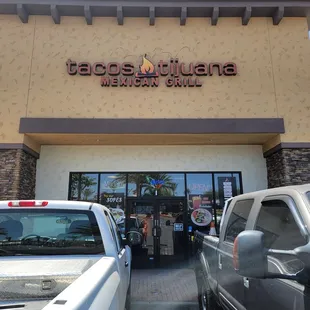 The outside of the restaurant