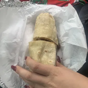 $11 bucks for a burrito smaller then my hand . This Place is a rip off.