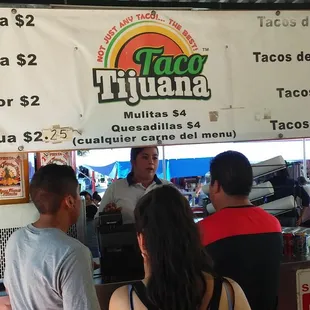 Long lines but a short wait.