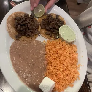 Carnitas Taco Plate