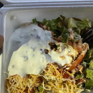 Taco salad, no shell "Keto"