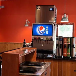 a view of the counter area