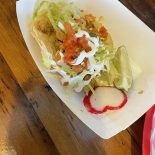 Chicken taco
