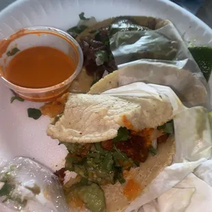 Chorizo Taco Asada Taco