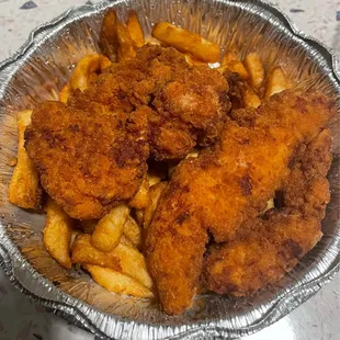 Kids Chicken Tenders with French Fries