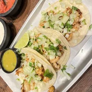 Shrimp tacos