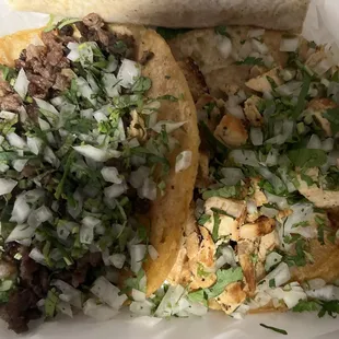 Asada Taco &amp; Pollo Taco