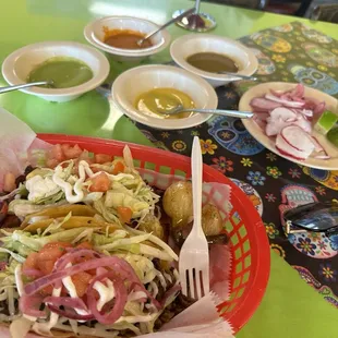Asada Taco and Pastor Taco