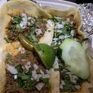 Carnitas tacos...yummy pulled pork tacos