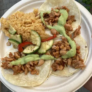 Chicken tacos