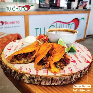 Quesabirria Plate
Order at TuChilito.com