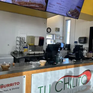 Front view of restaurant