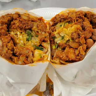 Al pastor burrito