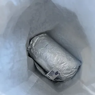 Carne asada burrito with avocado