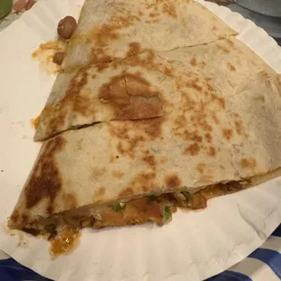 Chicken super quesadilla