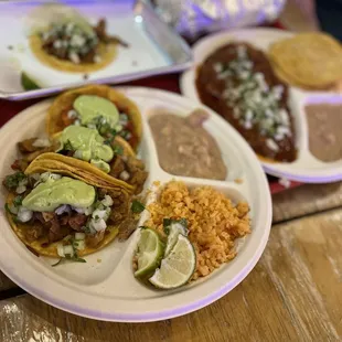 Taco platter &amp; Birria