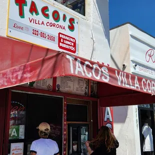 Outside (taco stand)