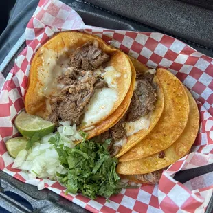 Birria taco plate