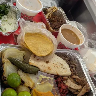 parillada and choriqueso