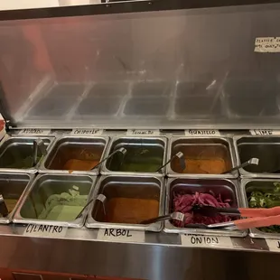 Salsa bar