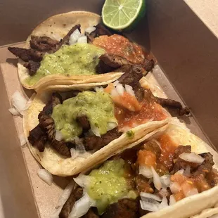 Carne asada tacos