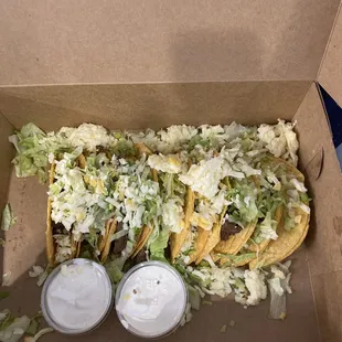 Crispy steak taco box!