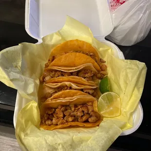 Chicken tacos