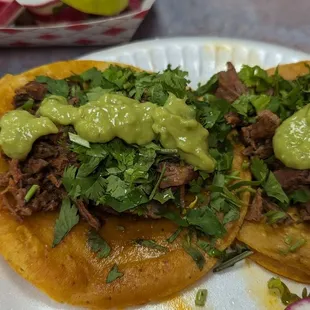 Tacos enchilados