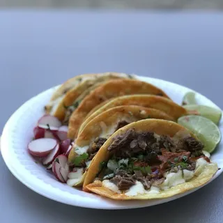Quesatacos (Crunchy Tacos w Cheese)