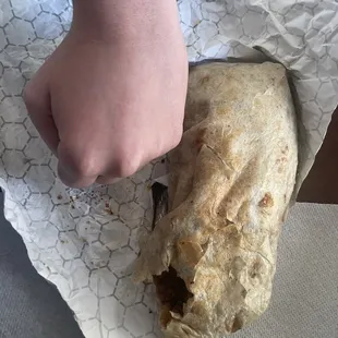 Size of burritos
