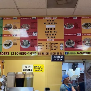 Their authentic Mexican drinks: Orchata, Jamaica and Limonada.