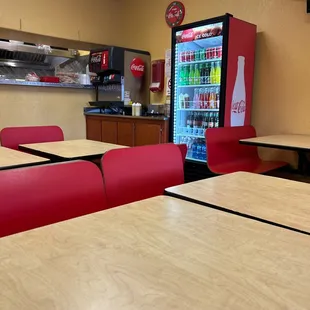 Inside- drink options