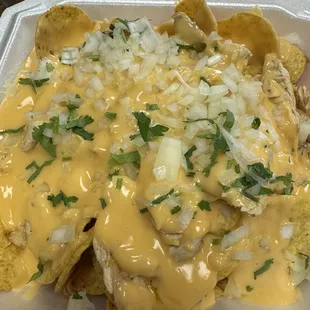Chicken nachos